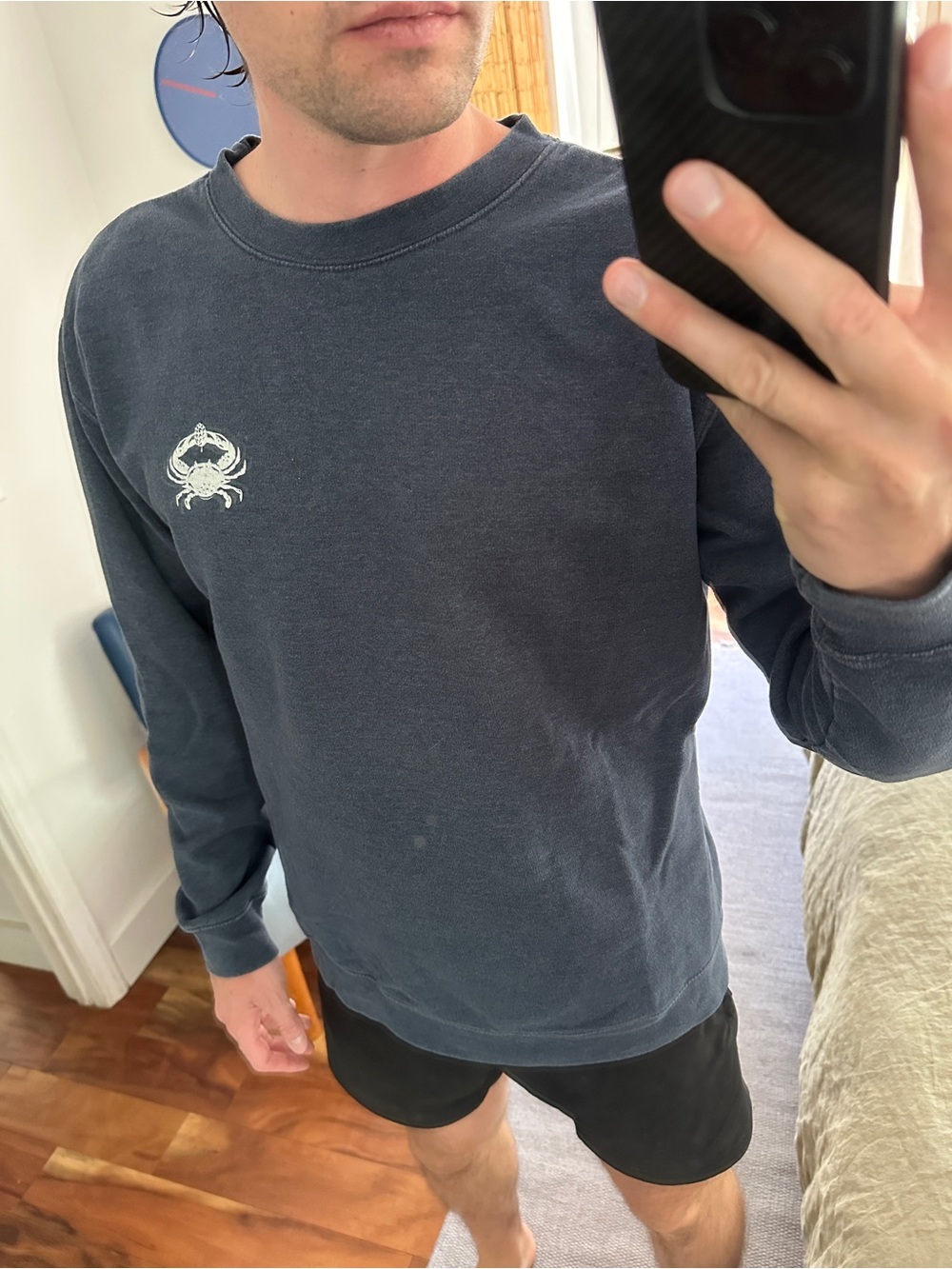 XL Blue Cape May Brewery Crewneck Sweatshirt